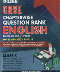 U-Like English, Cbse Chapterwise Question Bank (Language & Literature) For Examination Class 11 2022-23