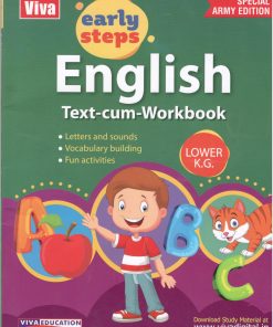 Early Steps English Text -Cum-Workbook LKG Army Edition- 2023 Edition