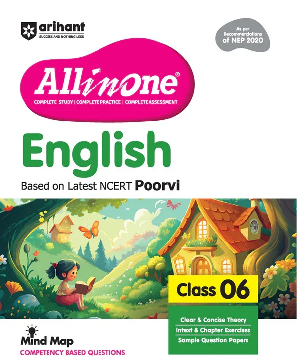 Arihant All In One NCERT Based English (Poorvi) for Class 6 (2025)