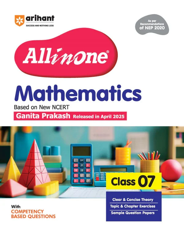 Arihant All In One NCERT Based Mathematics for Class 7 (2025)