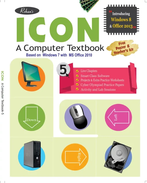 Rohan Icon A Computer Textbook for Class 5 - Malik Booksellers & Stationers