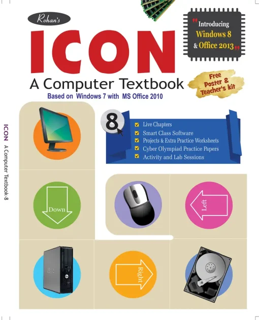 Rohan Icon A Computer Textbook for Class 8 - Malik Booksellers & Stationers