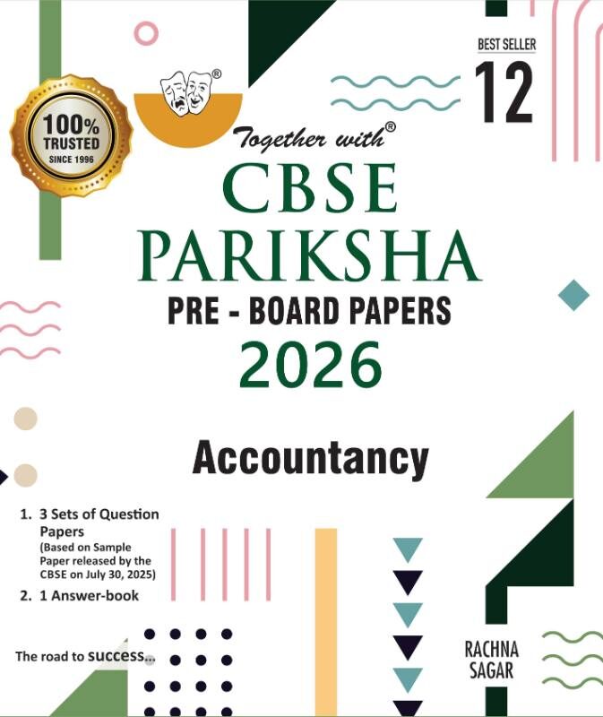 Rachna Sagar Together with CBSE Pariksha Pre-Board Papers Accountancy for Class 12 for Board Examination 2026