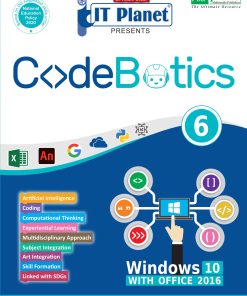 PMP IT Planet CodeBotics Windows 10 and Office 2016 (AI and Coding) Textbook for Class 6