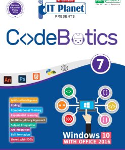 PMP IT Planet CodeBotics Windows 10 and Office 2016 (AI and Coding) Textbook for Class 7