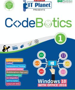 PMP IT Planet CodeBotics Windows 10 and Office 2016 (AI and Coding) Textbook for Class 1