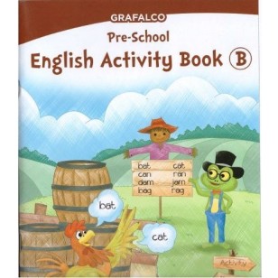 Grafalco Pre-School English Activity Book-B (N0142)