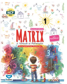 New Saraswati Matrix Mathematics Textbook for Class 1