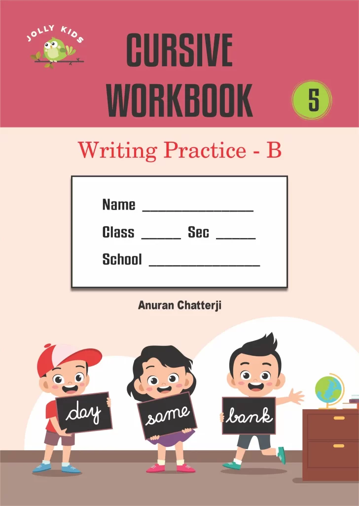 Rohan Jolly Kids Cursive Workbook Writing Practice for Class 5