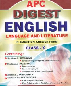 APC Digest English Language and Literature Textbook for Class 10