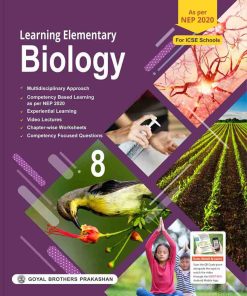 Goyal Brothers Learning Elementary Biology for Class 8 (2025-26 Edition)