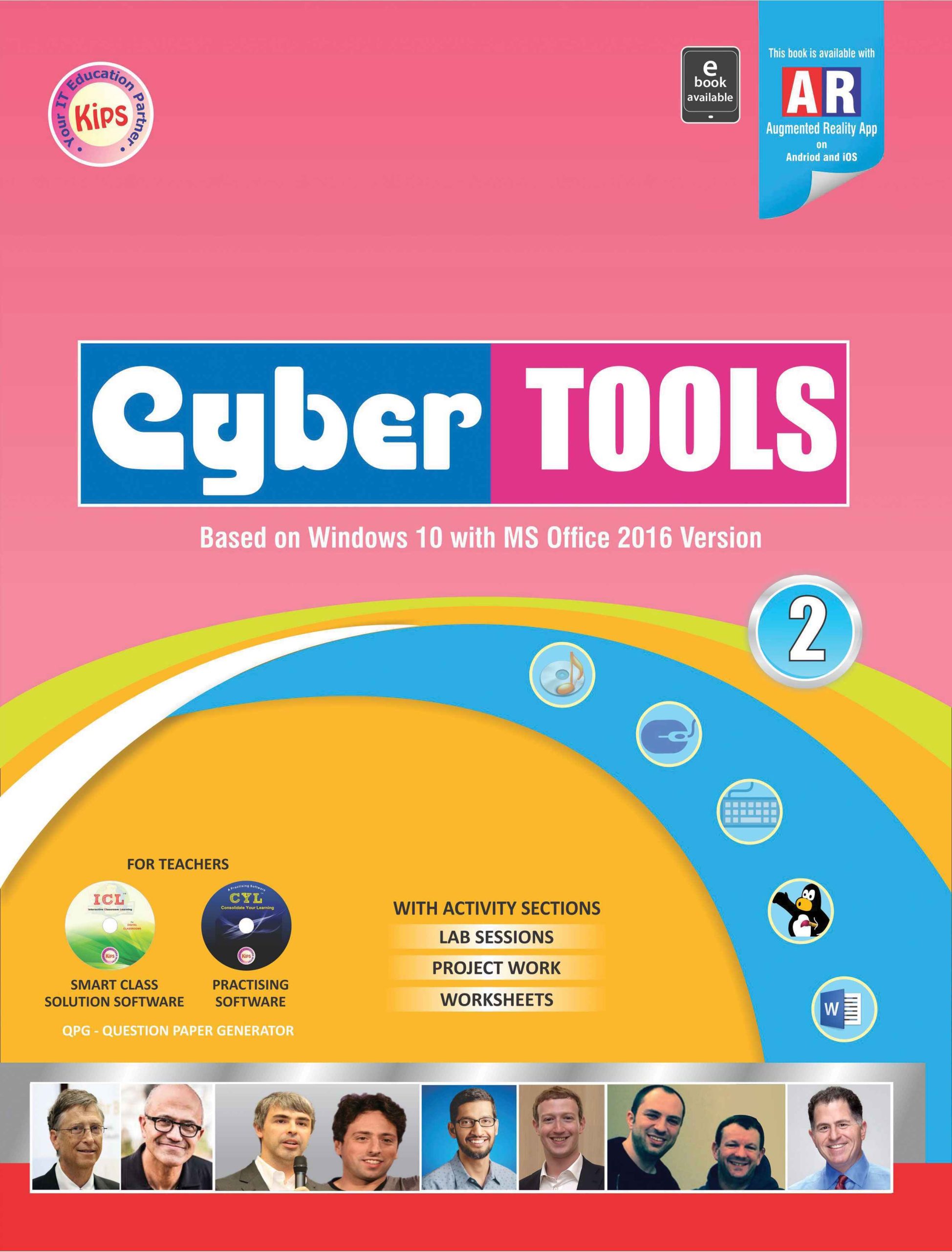 Kips learning Cyber Tools Based on Windows 10 with MS Office 2016 Version Textbook for Class 2
