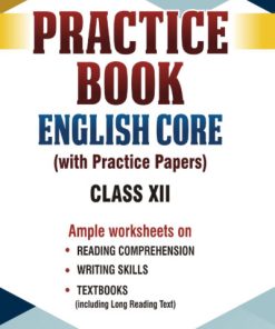 APC Practice Book English Core (With Practice Papers) for Class XII