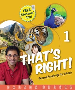 OBS That's Right! General Knowledge for Schools Textbook for Class 1