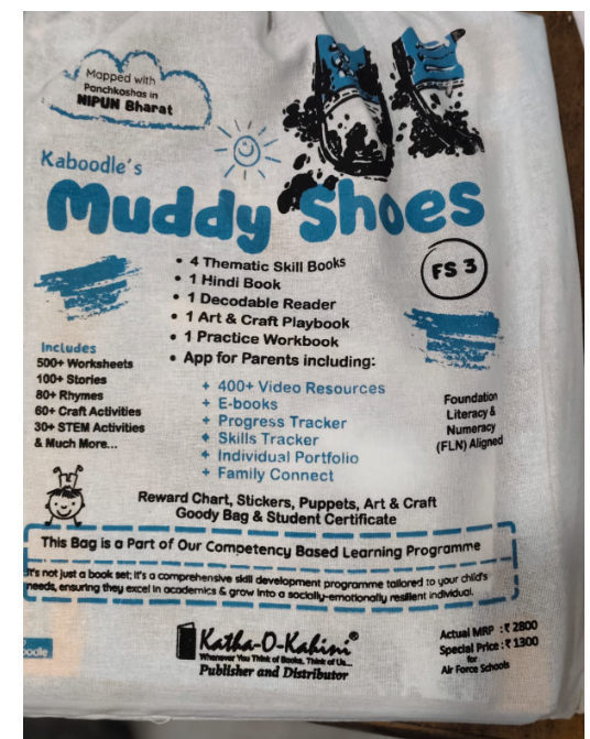 Air Force School Book Set for UKG (2025-26)