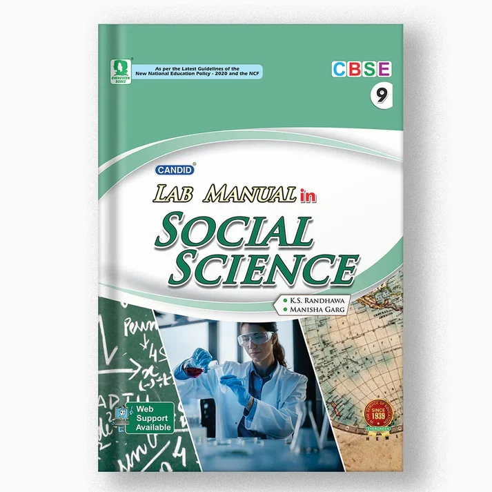Evergreen CBSE Candid Lab Manual in Social Science for Class 9