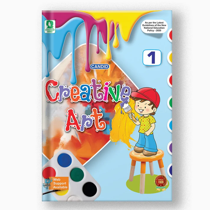 Evergreen Candid Creative Art for Class 1