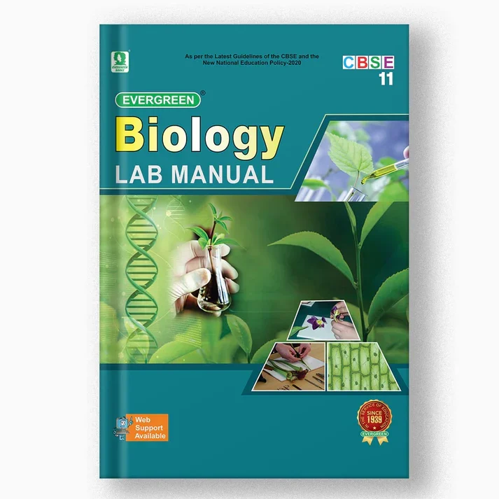 Evergreen CBSE Biology Lab Manual for Class 11