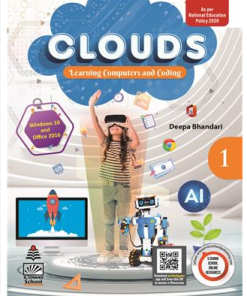 S. Chand’s Clouds : Learning Computer and Coding Textbook for Class 1