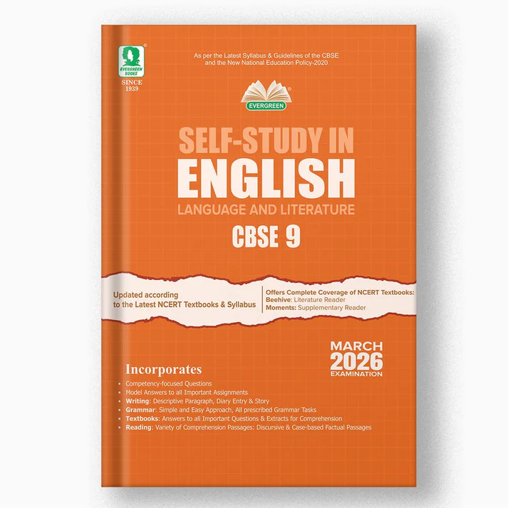 Evergreen CBSE Self- Study in English Language and Literature for Class 9 (2026)