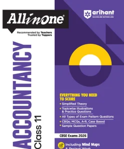 Arihant All In One NCERT Based Accountancy for Class 11 (2026)