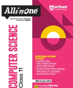 Arihant All In One NCERT Based Computer Science for Class 11 (2026)