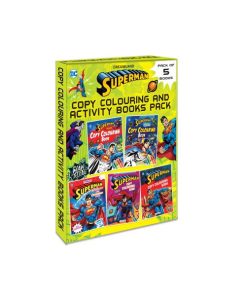 Dreamland Superman Copy Colouring and Activity Books Pack (A Pack of 5 Books)