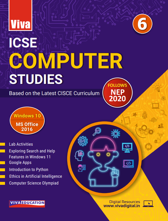 Viva ICSE Computer Studies Textbook for Class 6