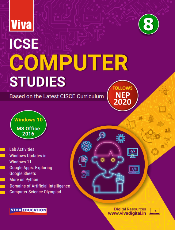 Viva ICSE Computer Studies Textbook for Class 8