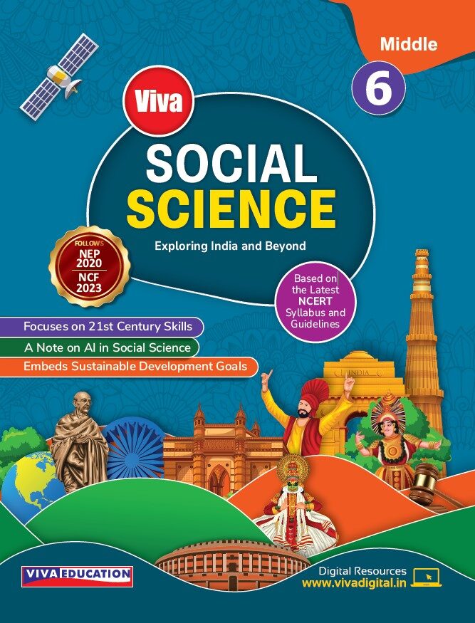 Viva Social Studies Updated Edition Exploring India And Beyond for Class 6