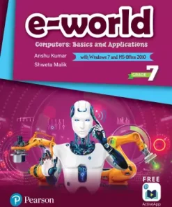 Pearson E-World Computers (Basics and Applications) Textbook of Computer Science for Class 7