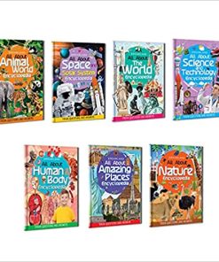 Dreamland Children Encyclopedia Books Pack  for Age 5 - 15 Years- All About Trivia Questions and Answers | Animals World, Space and Solar System, The World, Science and Technology, Human Body, Amazing Places, Nature