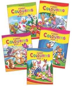 Dreamland Funny Colouring Books Set of 5 Books