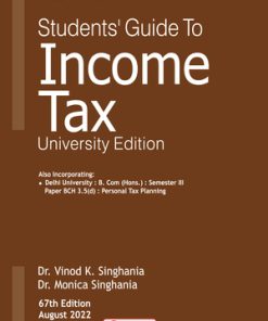 Taxmann Students Guide to Income Tax University Edition (67 Edition)