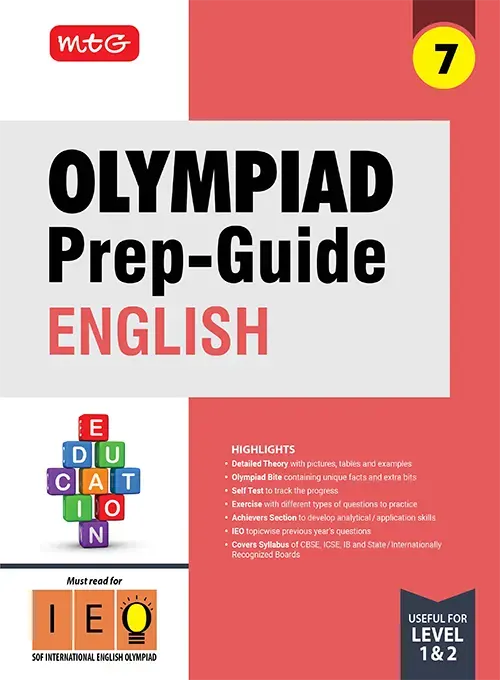 MTG Olympiad Prep-Guide English for Class 7