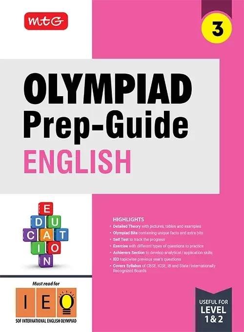 MTG Olympiad Prep-Guide English for Class 3