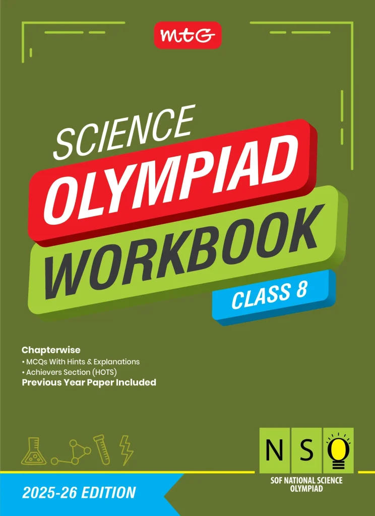 MTG National Science Olympiad Work Book for Class 8