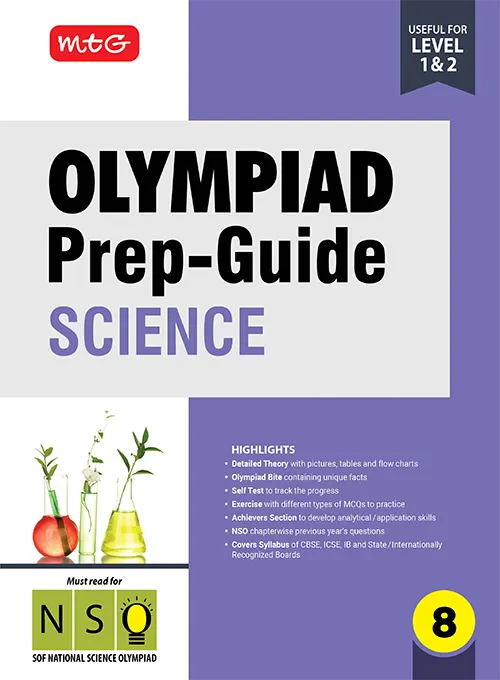 MTG Olympiad Prep-Guide Science for Class 8