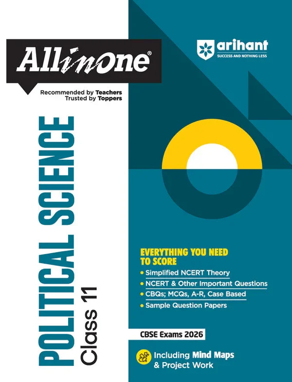 Arihant All In One NCERT Based Political Science for Class 11 (2026)