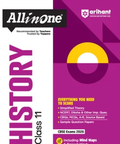 Arihant All In One NCERT Based History for Class 11 (2026)