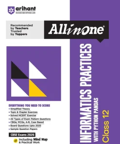 Arihant All In One NCERT Based Computer Science with Python for Class 12 (2026)