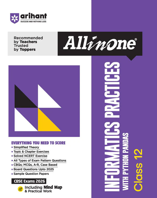 Arihant All In One NCERT Based Computer Science with Python for Class 12 (2026)