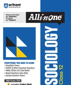 Arihant All In One NCERT Based Sociology for Class 12 (2026)