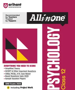 Arihant All In One NCERT Based Psychology for Class 12 (2026)