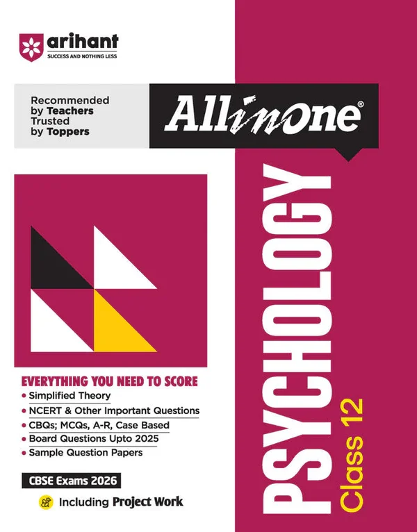 Arihant All In One NCERT Based Psychology for Class 12 (2026)