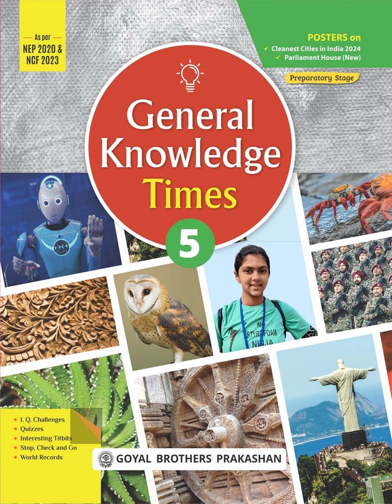 Goyal Brothers General Knowledge Times for Class 5 (2025-26 Edition)