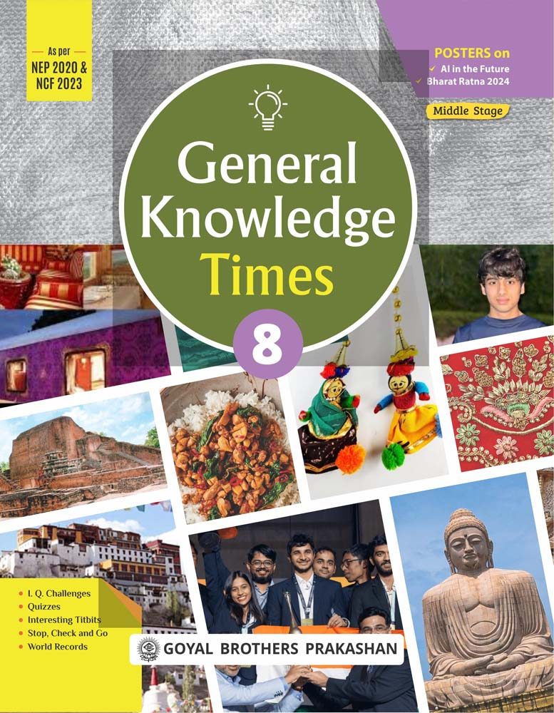 Goyal Brothers General Knowledge Times for Class 8 (2025-26 Edition)