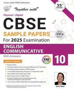 Rachna Sagar Together With CBSE Sample Paper (EAD) Class 10 English Communicative (Physical + Digital) for Board Examination 2025