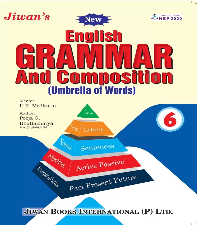 Jiwan New English Grammar And Composition (Umbrella of words) Class 6