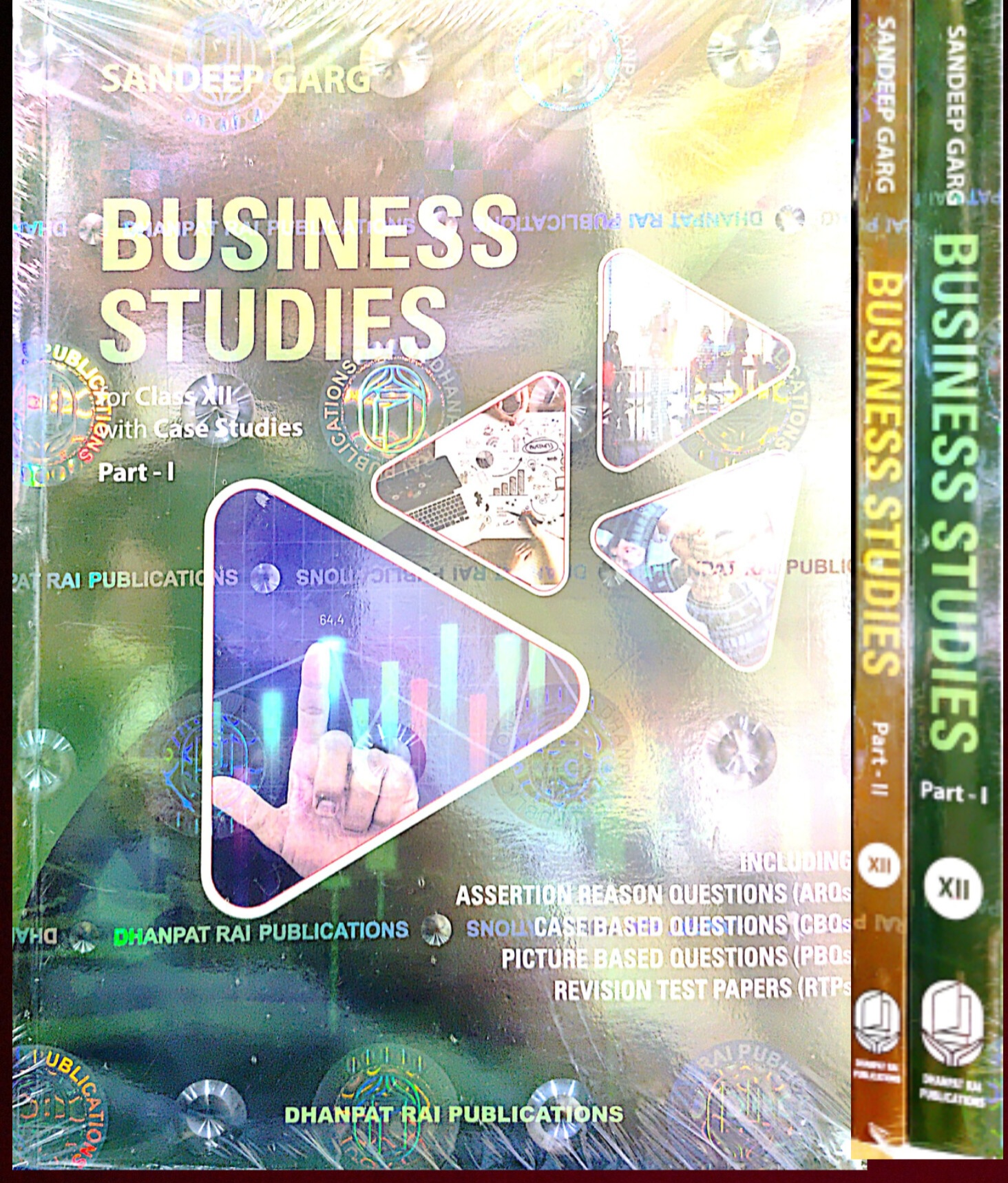 Dhanpat Rai Business Studies for Class 12 with Case Studies Part 1 & 2 by Sandeep Garg (Combined Set)